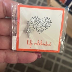 Keep Collective North Star Pave Silver hand from necklace